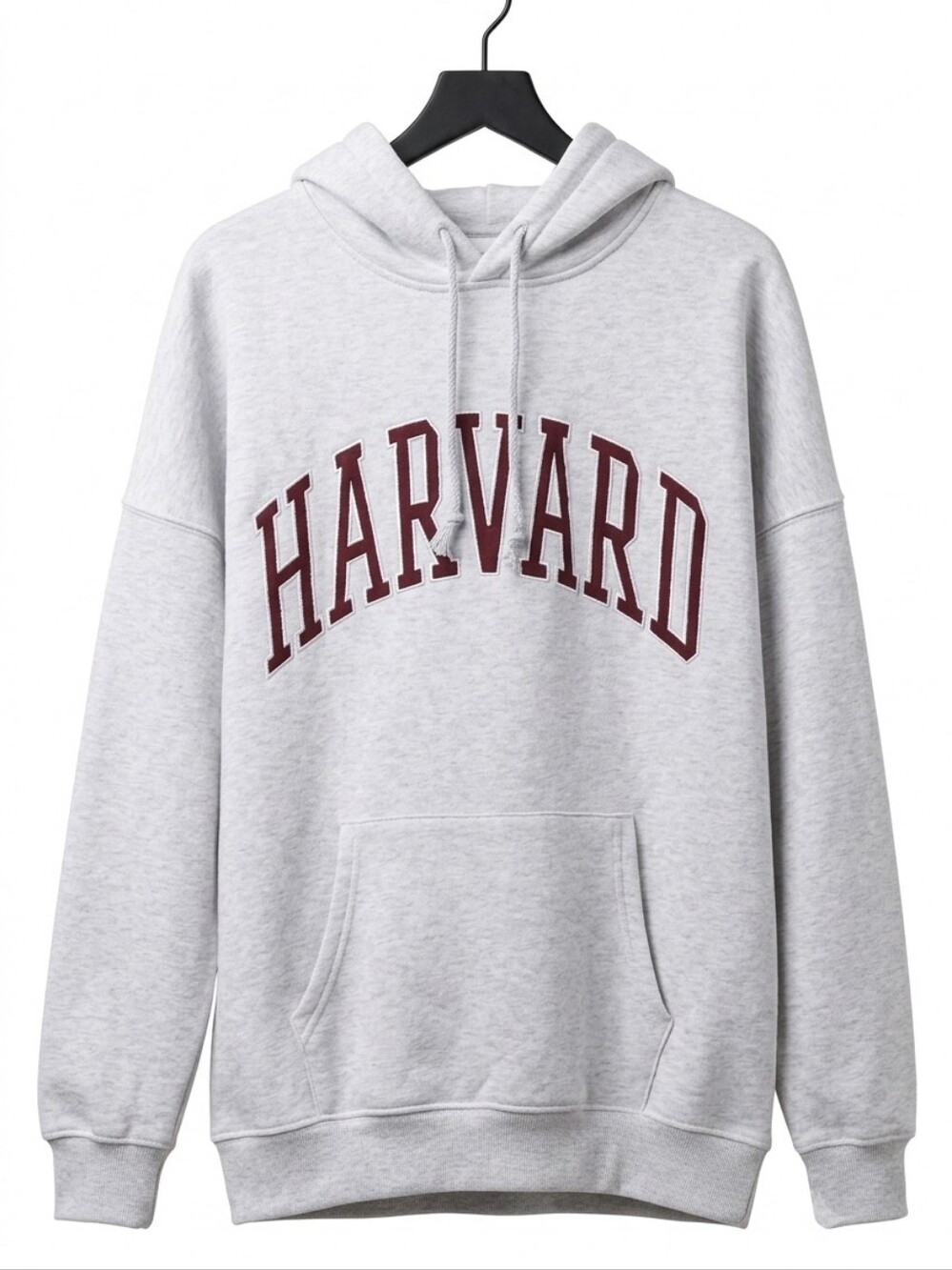 HARVARD Grey Pullover Unisex Hoodie Sweatshirt ~Size Medium